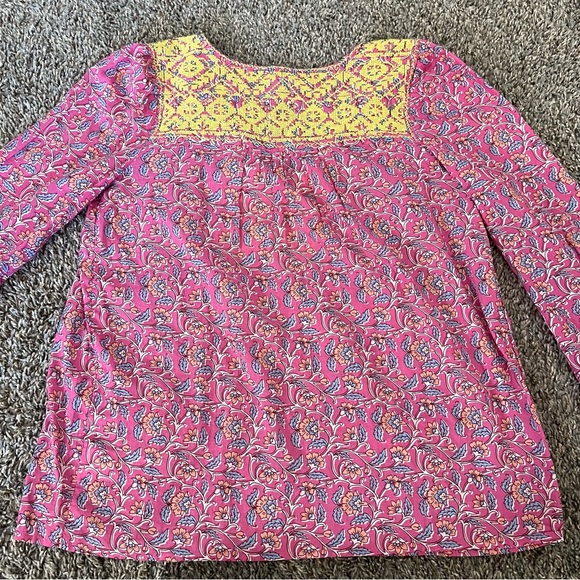 NWOT J.Crew Embroidered cotton voile top in block print - Picture 11 of 11